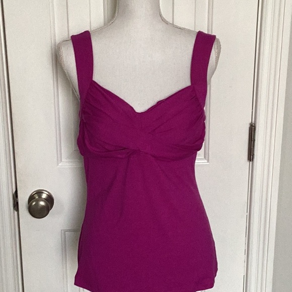 Cache Raspberry Halter Top w/ Built-In Bra - Picture 1 of 8
